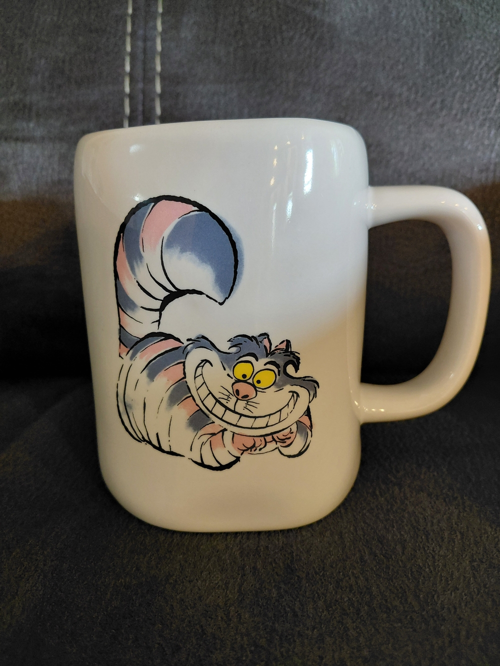 Rae Dunn Cheshire Cat Ceramic Coffee Mug